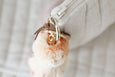 Nappy Clutch in Almond