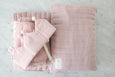 Nappy Clutch in Rose Water