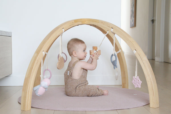 Wooden Baby Play Bar / Play Gym