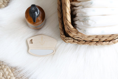 Sailor Hat Wood Mirror