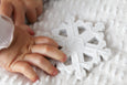 Snowflake Silicone Teether (available in different colours)